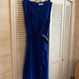 Calvin Clein cocktail dress. Royal blue. Size 6